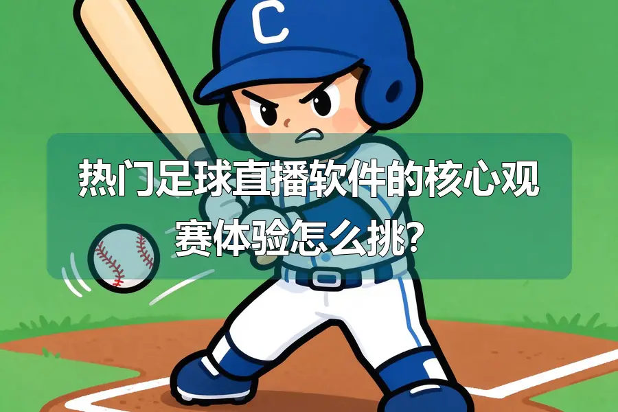 热门足球直播软件的核心观赛体验怎么挑？